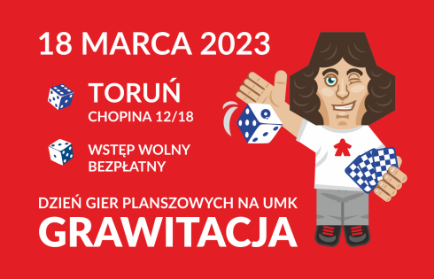 GRAWITACJA – VI Dzień Gier Planszowych na UMK 2023